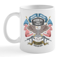 Show details for Freedom Isn't Free Coffee Mug Picture of Freedom Isn't Free Coffee Mug